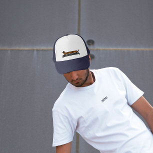 Gorra De Camionero Tapón para camionetas de perros de la pizarra / go