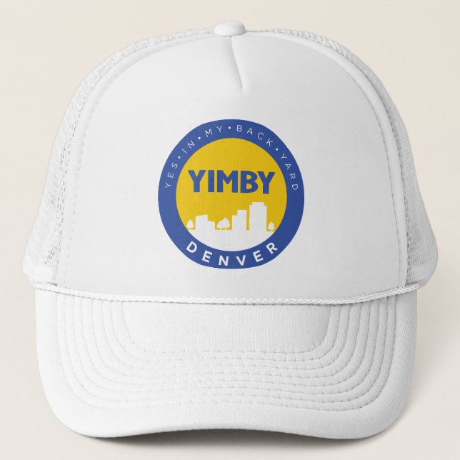 Gorra De Camionero Tapón YIMBY Denver (Anverso)