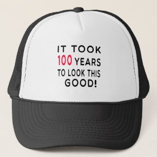 Gorra De Camionero Tardó 100 años de diseños del cumpleaños