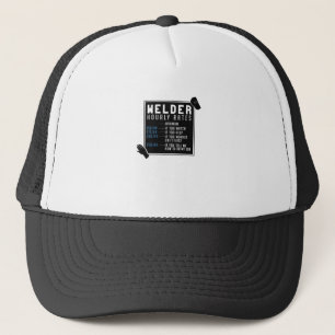 Gorra De Camionero Tarifas por hora de soldadura