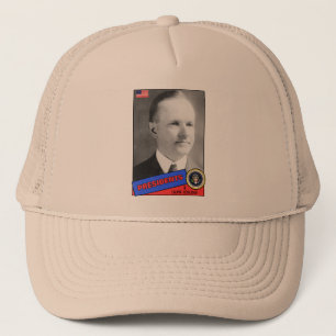 Gorra De Camionero Tarjeta de béisbol de Calvin Coolidge