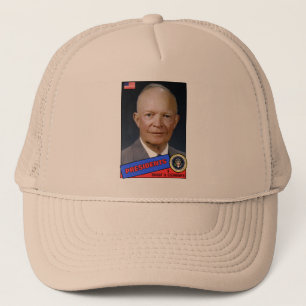 Gorra De Camionero Tarjeta de béisbol de Dwight D. Eisenhower