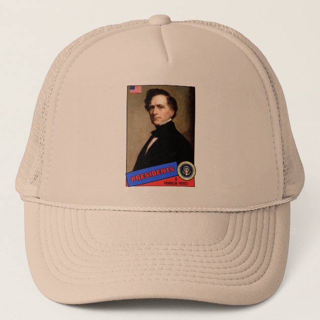Gorra De Camionero Tarjeta de béisbol de Franklin Pierce (Anverso)