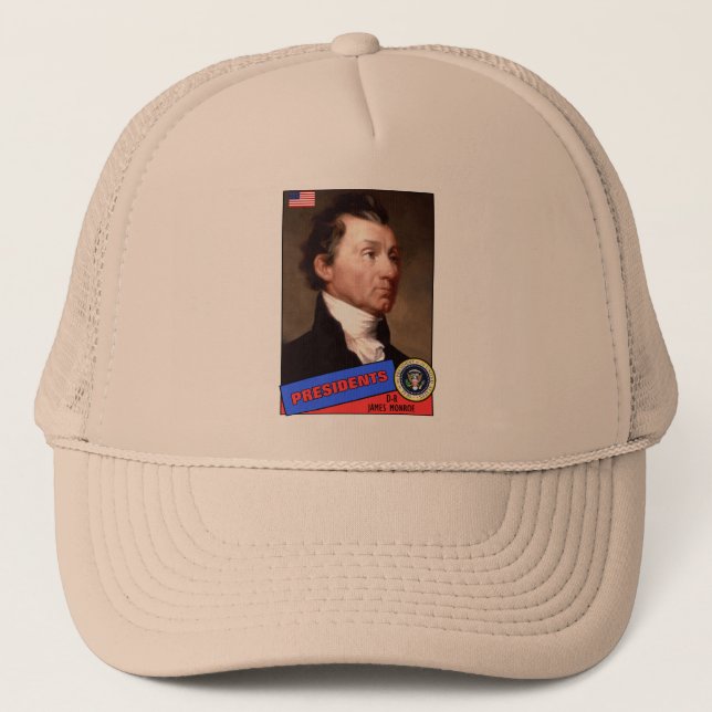 Gorra De Camionero Tarjeta de béisbol de James Monroe (Anverso)