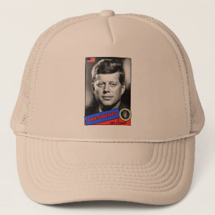Gorra De Camionero Tarjeta de béisbol de John F. Kennedy