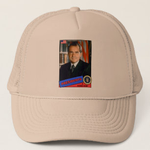 Gorra De Camionero Tarjeta de béisbol de Richard Nixon