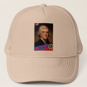 Gorra De Camionero Tarjeta de béisbol de Thomas Jefferson