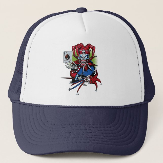 Gorra De Camionero Tarjeta de juego, camiseta de bromista (Anverso)