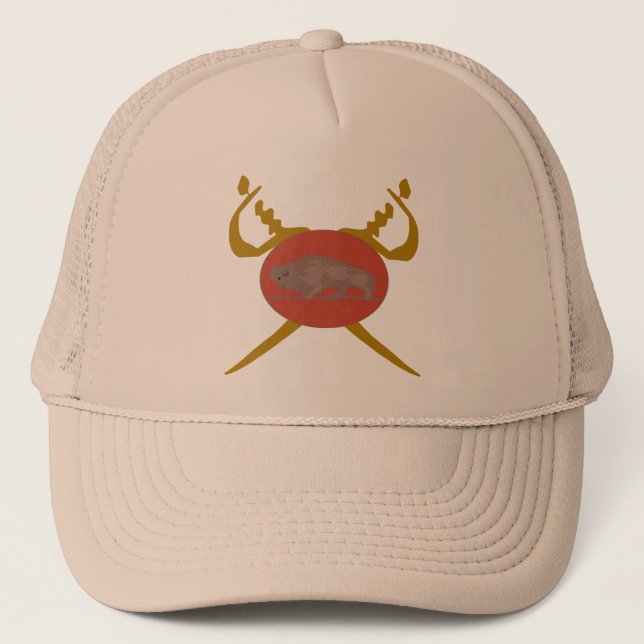 Gorra De Camionero Tarjeta de soldado de búfalo (Anverso)