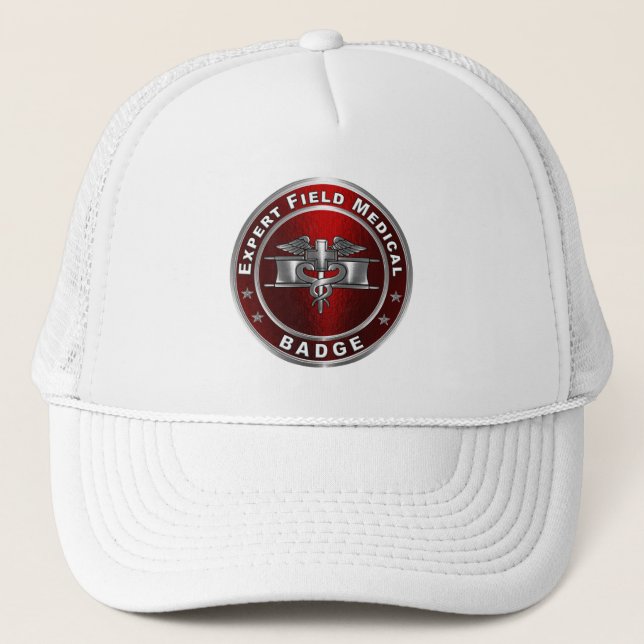 Gorra De Camionero Tarjeta médica de campo experta EFMB (Anverso)