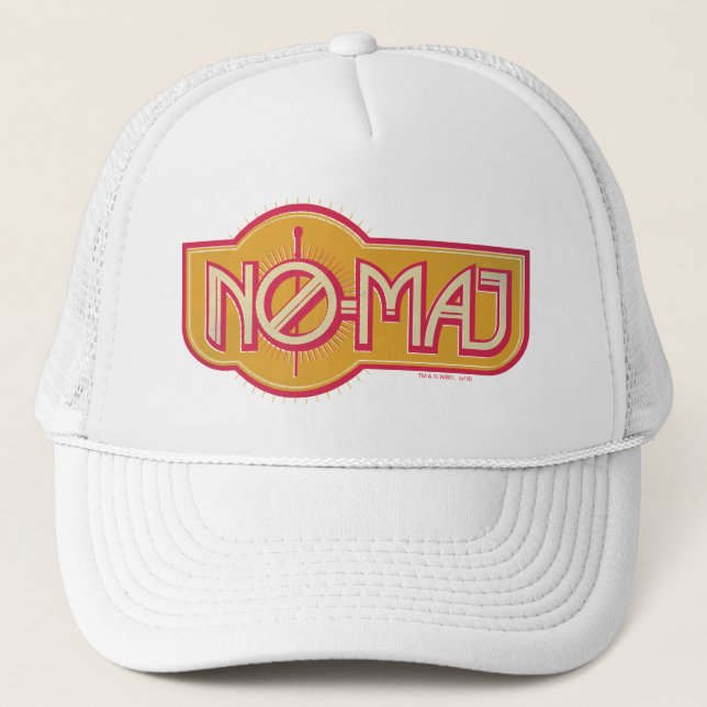 Gorra De Camionero Tarjeta roja y amarilla NO-MAJ™ (Anverso)