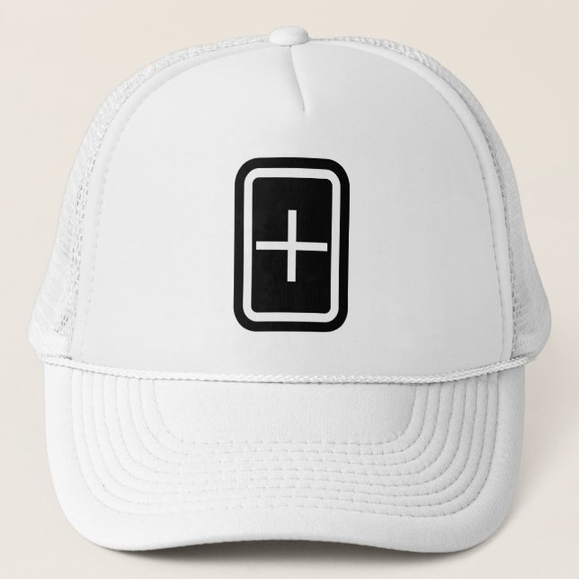 Gorra De Camionero Tarjeta Zener | Más Rótulo (Anverso)