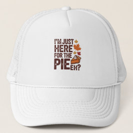 Gorra De Camionero Tarta divertida del Día de Acción de Gracias canad
