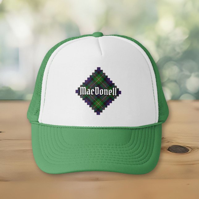 Gorra De Camionero Tartan del clan MacDonell de Glengarry (Subido por el creador)