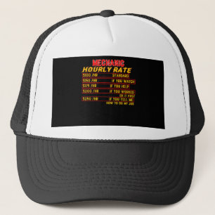 Gorra De Camionero Tasa horaria mecánica