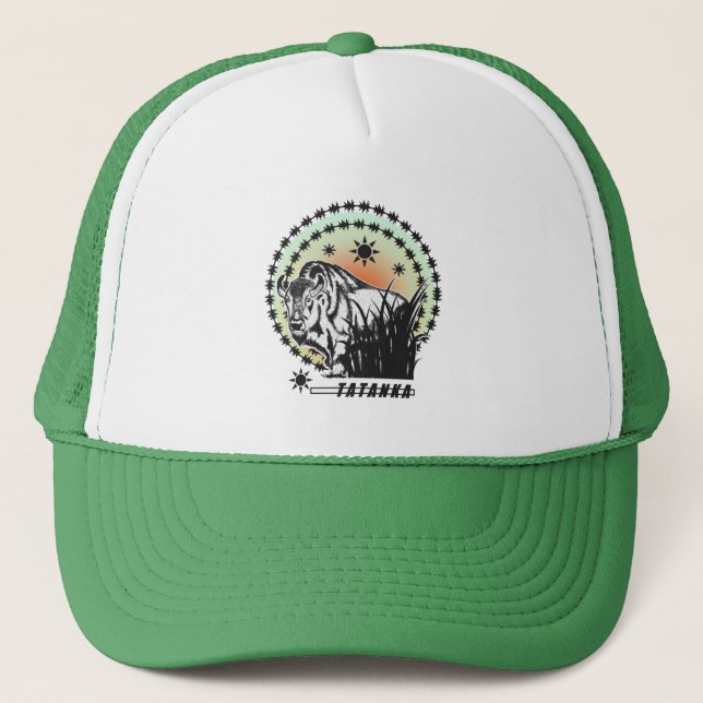 Gorra De Camionero Tatanka Sunset-American Buffalo/Bison (Anverso)