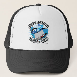 Gorra De Camionero Tatuaje clásico del corazón de la Guerra de Corea