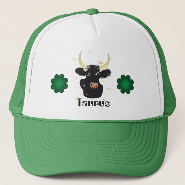 Gorra De Camionero Taurus 21 de abril a 20 de mayo Cap (Anverso)