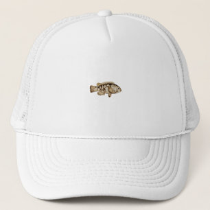 Gorra De Camionero Tautoga negra - arte del Blackfish