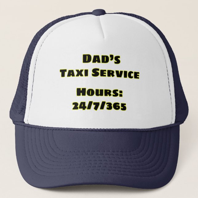Gorra De Camionero Taxi de papá (Anverso)