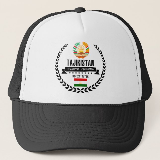 Gorra De Camionero Tayikistán (Anverso)