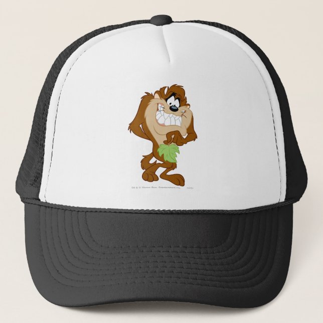Gorra De Camionero TAZ™ sosteniendo una hoja (Anverso)
