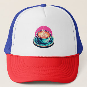 Gorra De Camionero taza de café capuchino