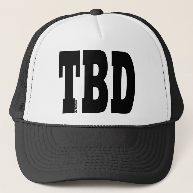 GORRA DE CAMIONERO TBD (Anverso)
