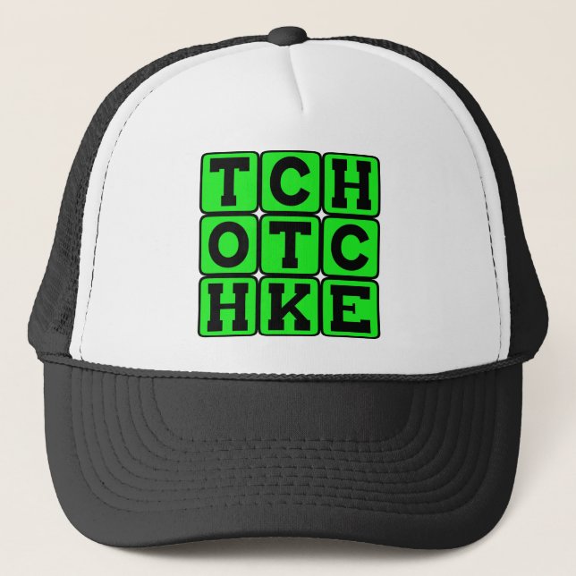 Gorra De Camionero Tchotchke, Trinket Bric-A-Brac (Anverso)