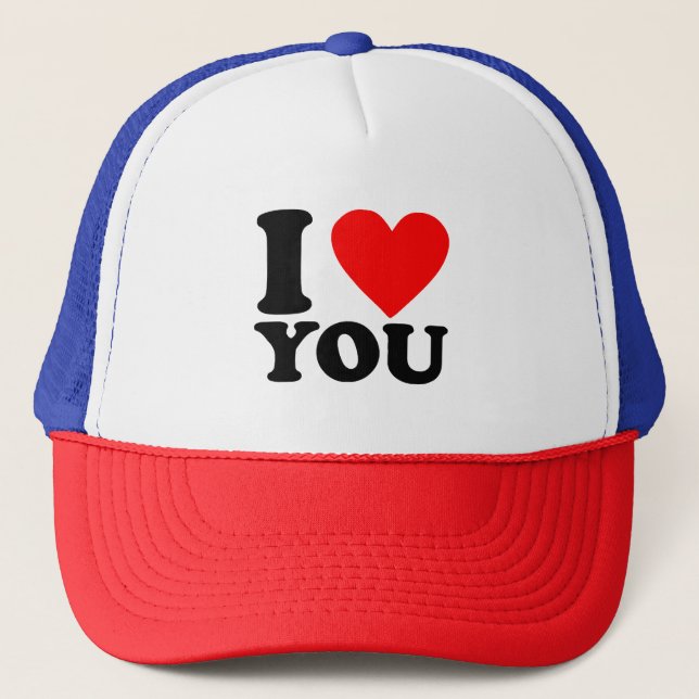 Gorra De Camionero Te Amo (Anverso)