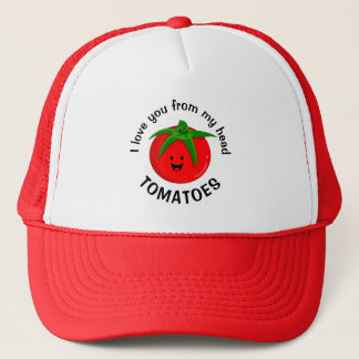 Gorra De Camionero Te Amo Desde Mis Tomates De La Cabeza