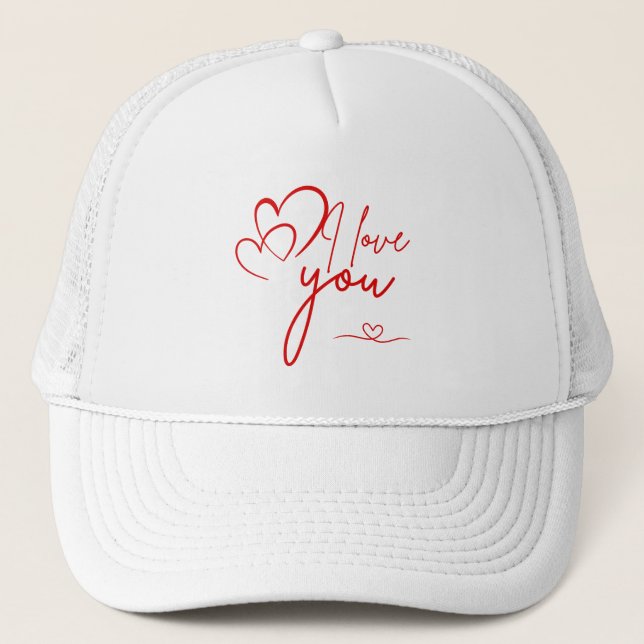 Gorra De Camionero Te Amo La Artesanía | Romántico Día de San Valentí (Anverso)
