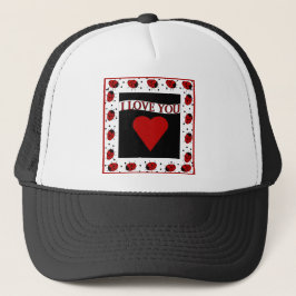 Gorra De Camionero Te Amo Ladybugs