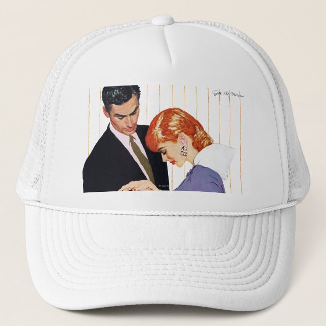 Gorra De Camionero Te amo, mamá Girl (Anverso)