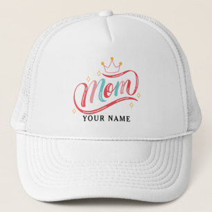 Gorra De Camionero Te Amo Mamá Simple Moderno