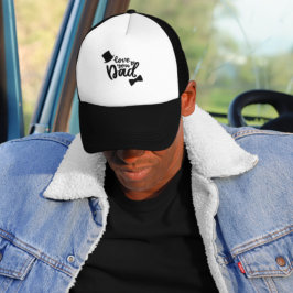 Gorra De Camionero Te amo papá - Superposición del Día del Padre