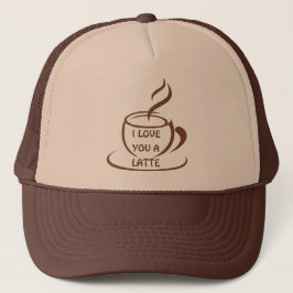 Gorra De Camionero Te amo un diseño divertido romántico latente