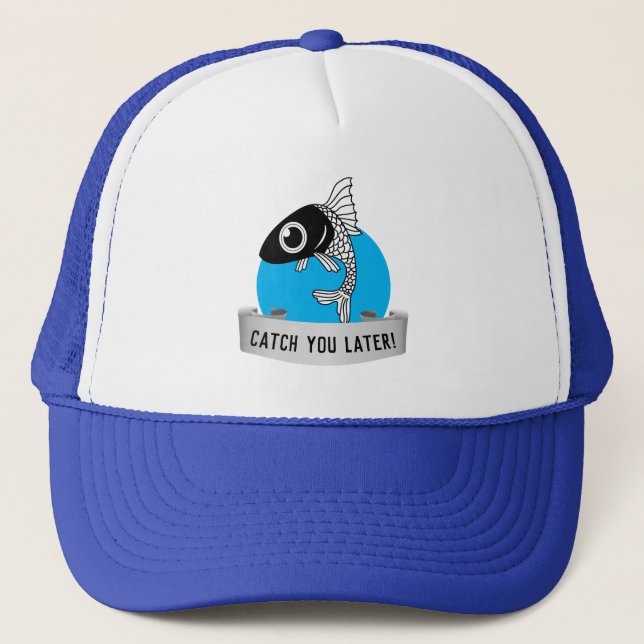 Gorra De Camionero Te atrapará más tarde (Anverso)