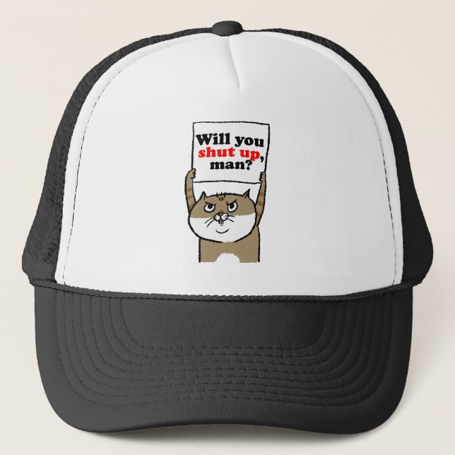 Gorra De Camionero ¿Te Callarás, Hombre? (Anverso)