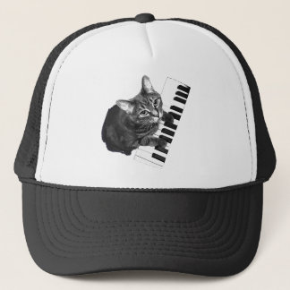 Gorra De Camionero Té de gato de piano