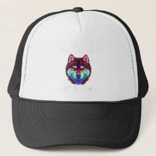 Gorra De Camionero Te escucho que no estoy escuchando a Siberian Husk
