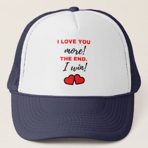 Gorra De Camionero ¡Te Quiero Más! El Fin. ¡Gané! Negro