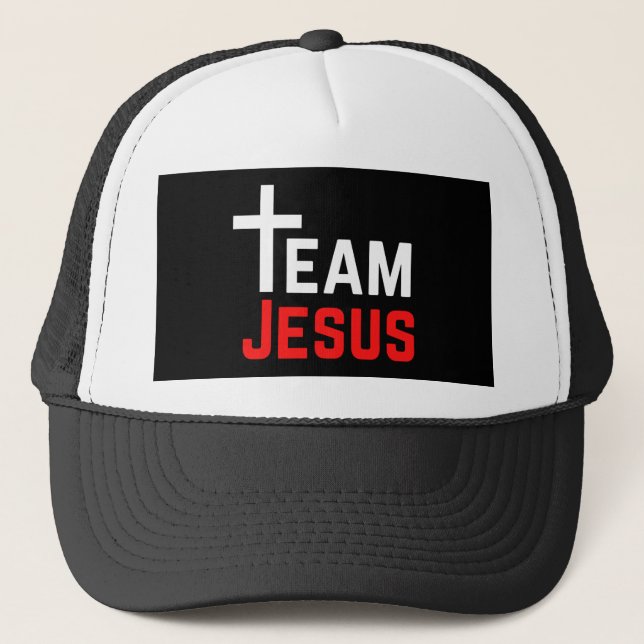Gorra De Camionero Team Jesus (Anverso)