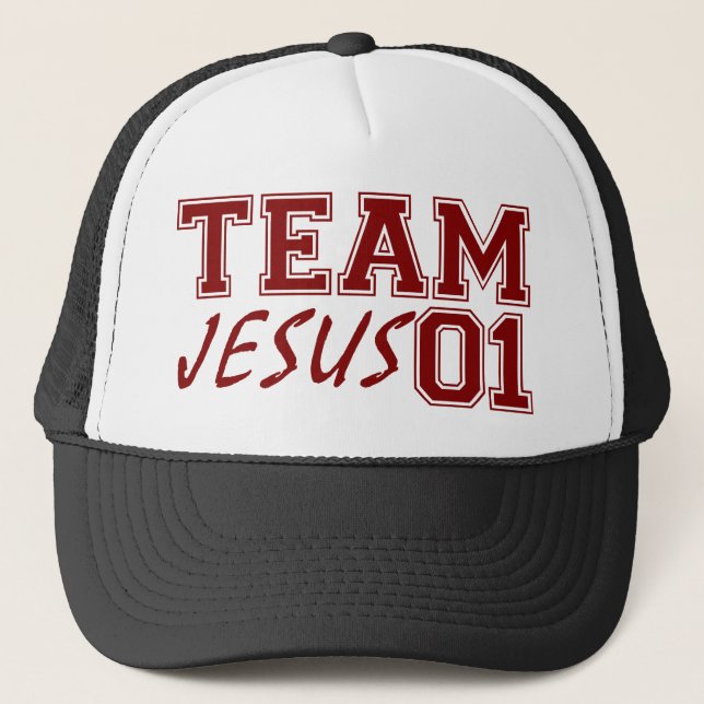 Gorra De Camionero Team Jesus (Anverso)