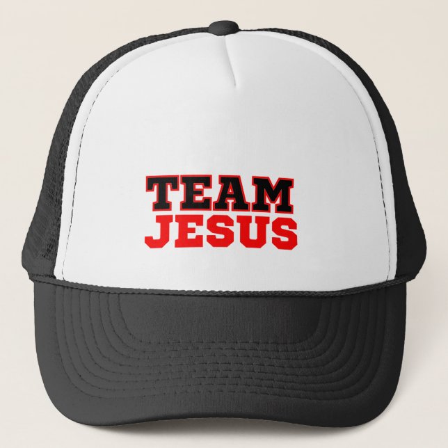 Gorra De Camionero Team Jesus Christian Faith (Anverso)