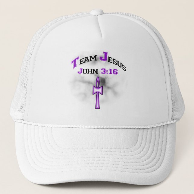 Gorra De Camionero Team Jesus Christian John 316 (Anverso)