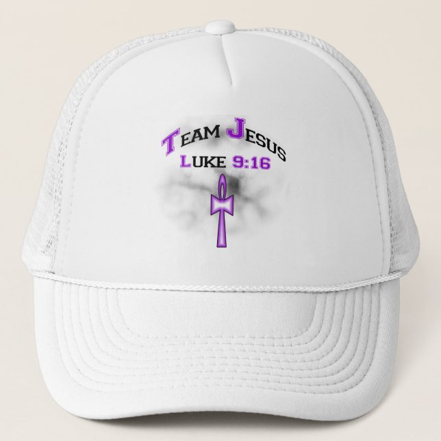 Gorra De Camionero Team Jesus Luke 916 (Anverso)