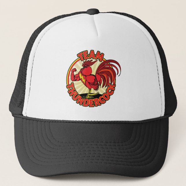 Gorra De Camionero Team Thundercock (Anverso)