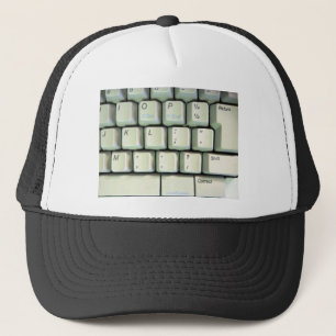 Gorra De Camionero Teclado de máquina de escribir
