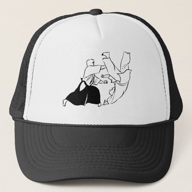 Gorra De Camionero Técnicas del Aikido (Anverso)